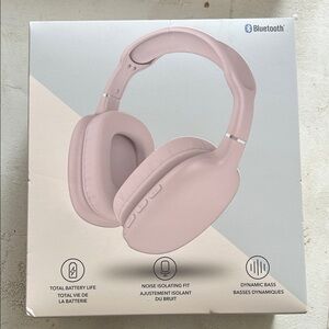 Wireless Over-Ear Bluetooth Headphones - Pink